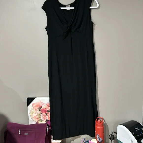 chicos black dresses Women's Travelers Classic Dress in Black size 4/6
